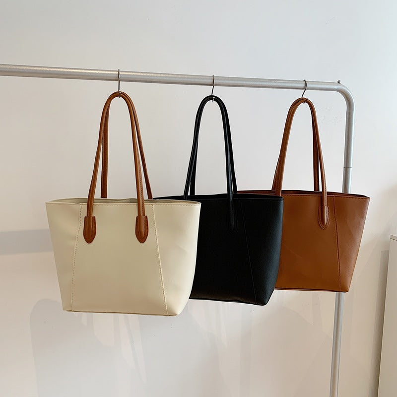 Minimalistische Kunstleder Tragetasche Brehn