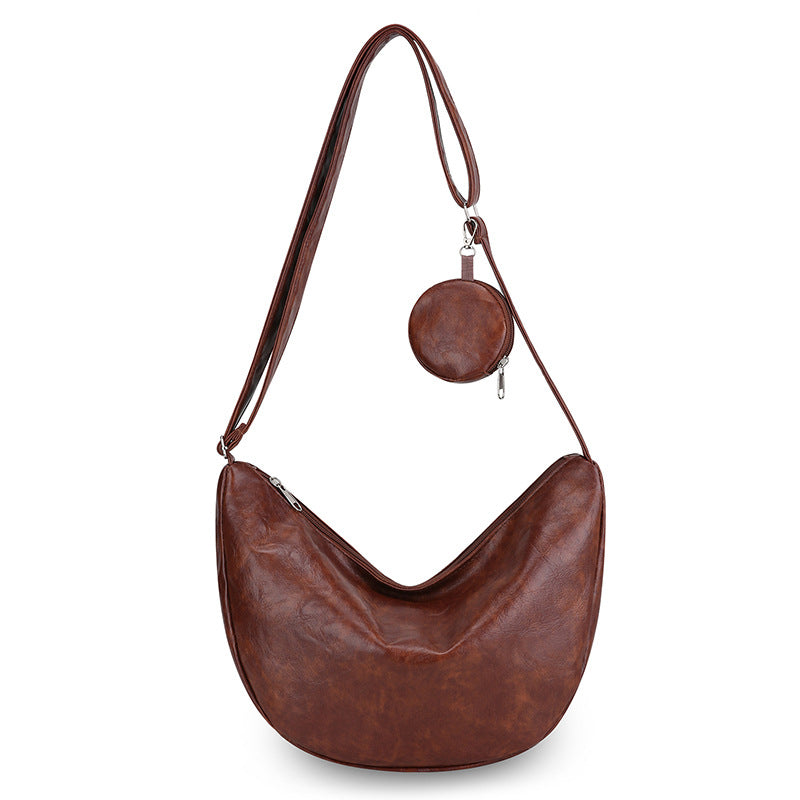 Stylische Vintage Schultertasche Brehn