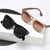 Damen oversized Sonnenbrille mit einzigartigem Schildpatt-Muster Brehn