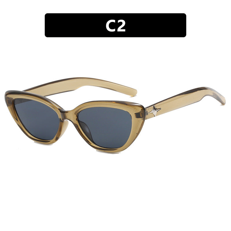 Damen Cat-Eye Sonnenbrille im modernen Design mit stylishem Rahmen Brehn