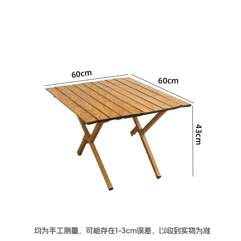 Klappender Picknick Tisch Aus Holz Brehn