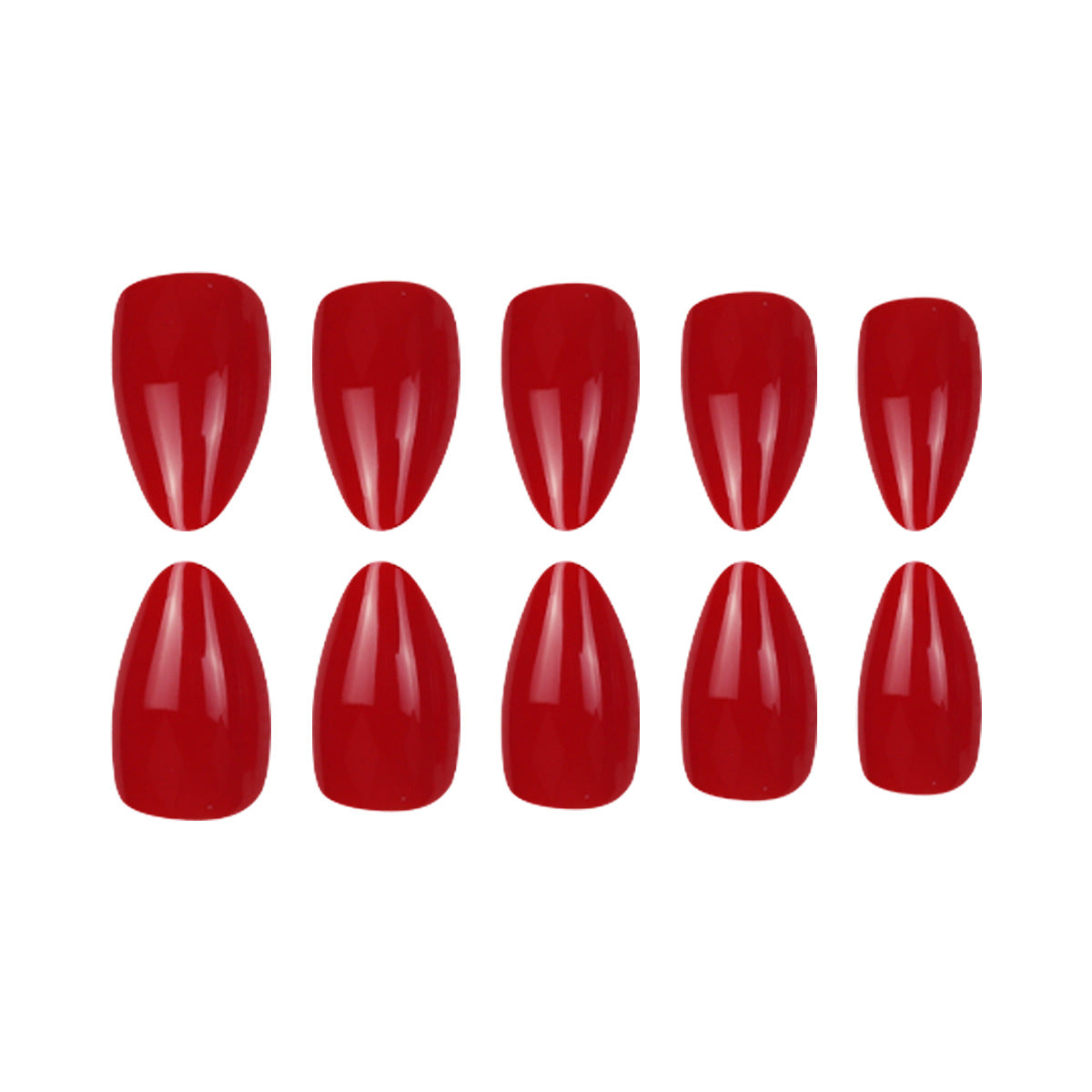 Glänzendes Stiletto Press-On Nagel Set Brehn