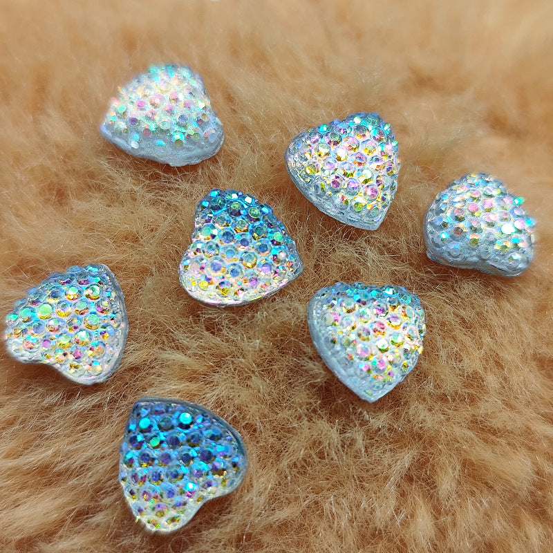 Glitzernde Herzform Schmucksteine Brehn