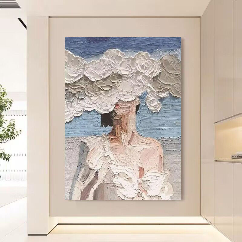 Texturierte künstlerische Leinwand Wandkunst