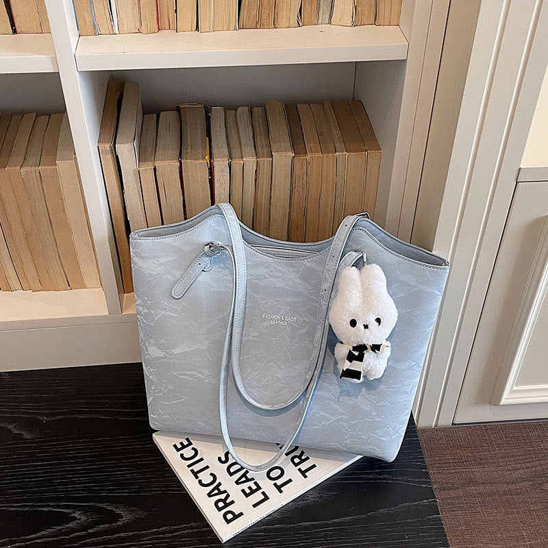 Stylische Texturierte Schultertasche Brehn