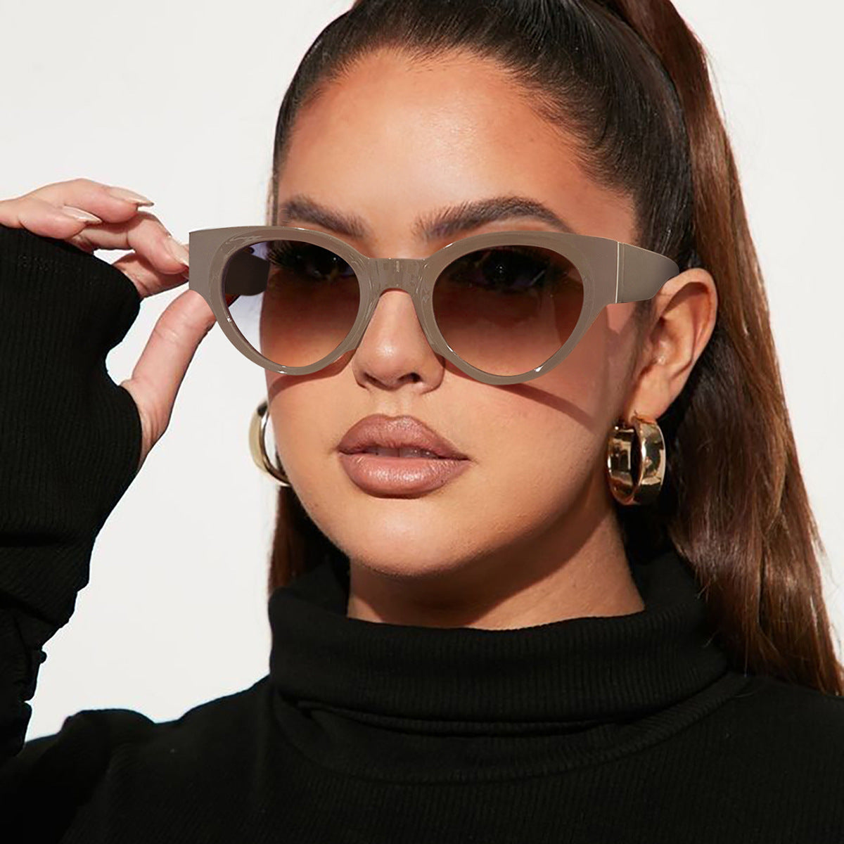Damen stylische Retro-Sonnenbrille Brehn