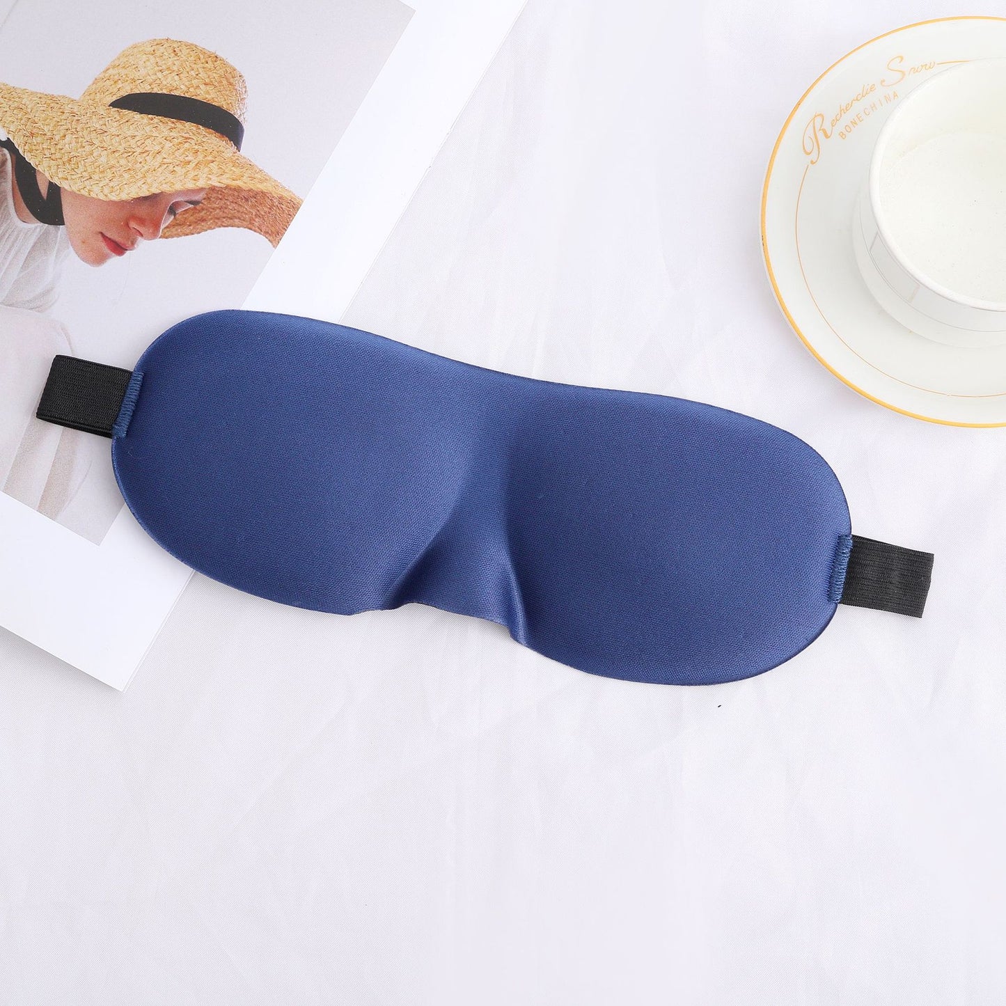 Unisex nan dreidimensionale Kontur-Augenmaske mit Memoryschaum, weichem Nasensteg und verstellbarem Komfortband Brehn
