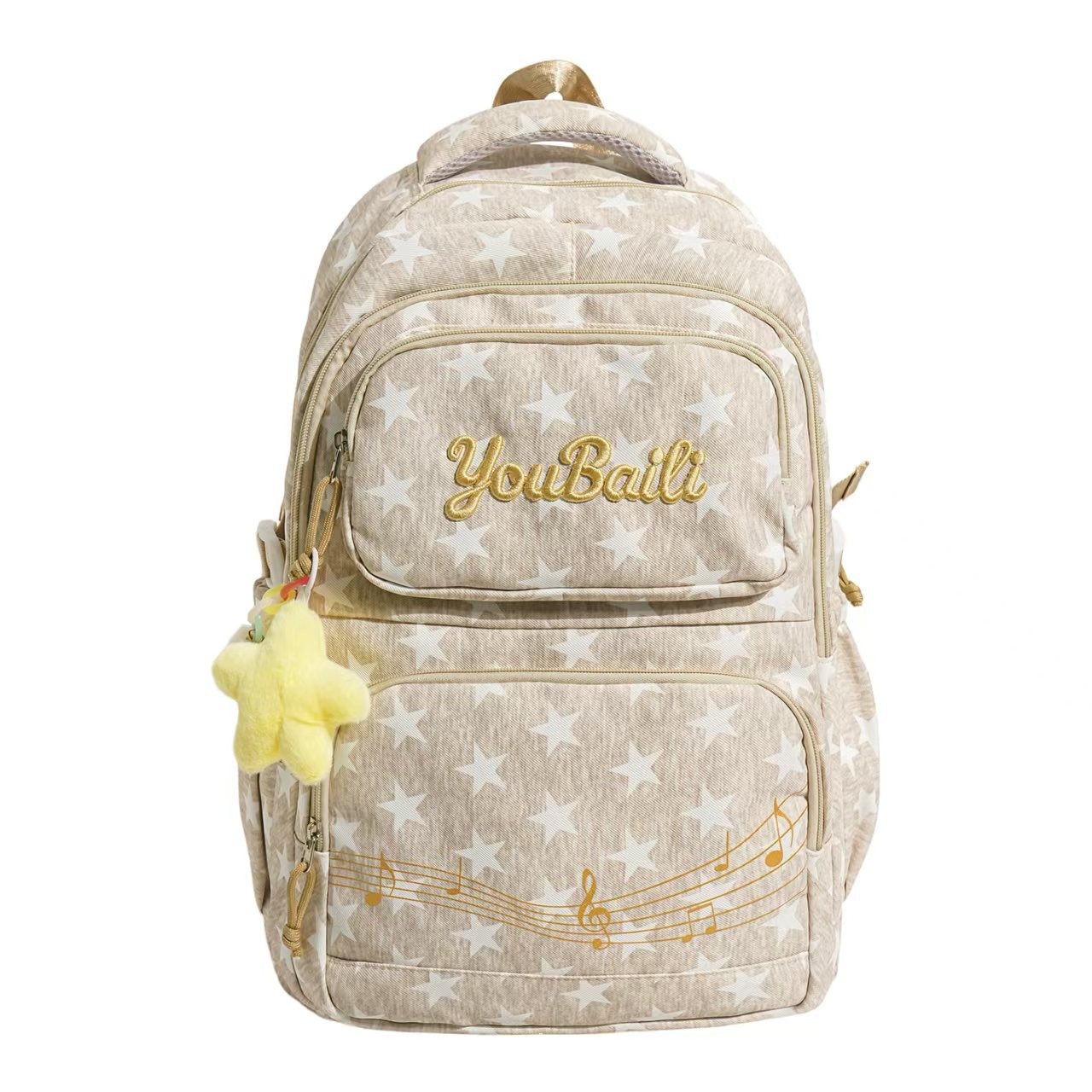 Multifunktionaler, mit Sternen verzierter Rucksack Brehn