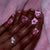 Dekorative 3D Blumen Druck-Nagelkunst Brehn
