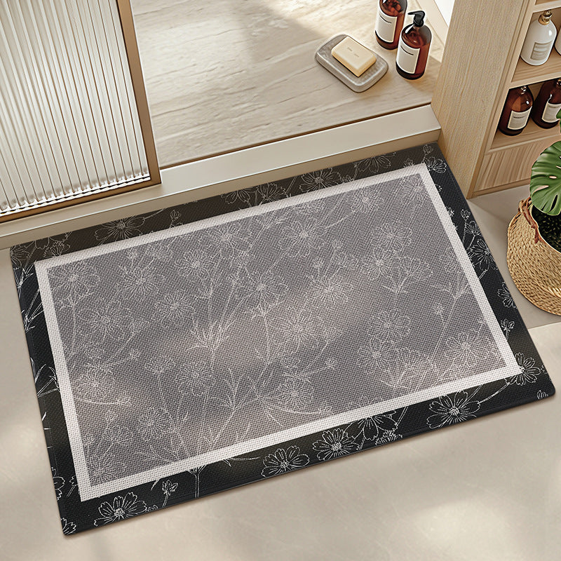 Elegante Blumendruck Badematte Brehn