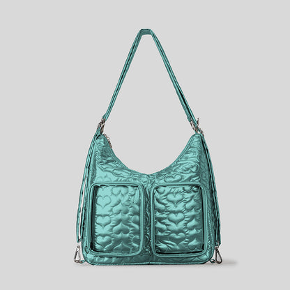Gestepptes Herzmuster-Handtasche
