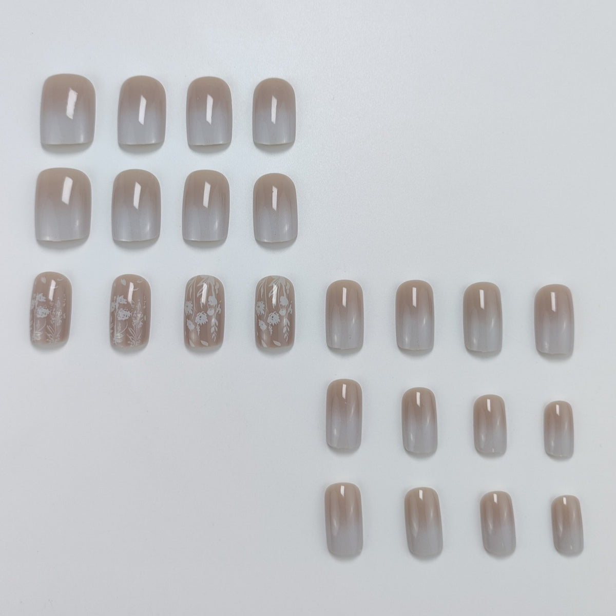 Elegante Ombre Acrylnagelverlängerungen Brehn 1789915886