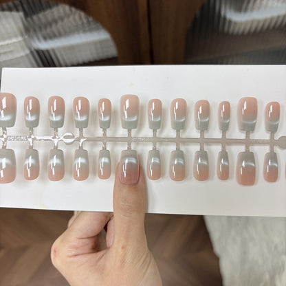 Ombre Gel Press-On Nagel-Wickel Brehn