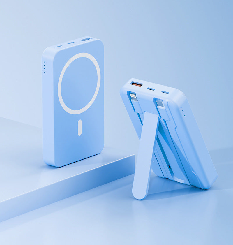 Magnetische Tragbare Powerbank mit Standfunktion Brehn