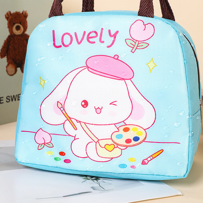 Süße katzenmotivierte isolierte Lunch-Tasche Brehn