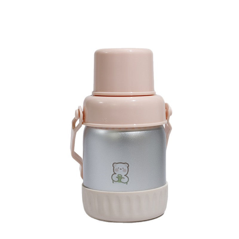 Damen isolierte Thermoskanne mit buntem Muffin-Motiv Brehn