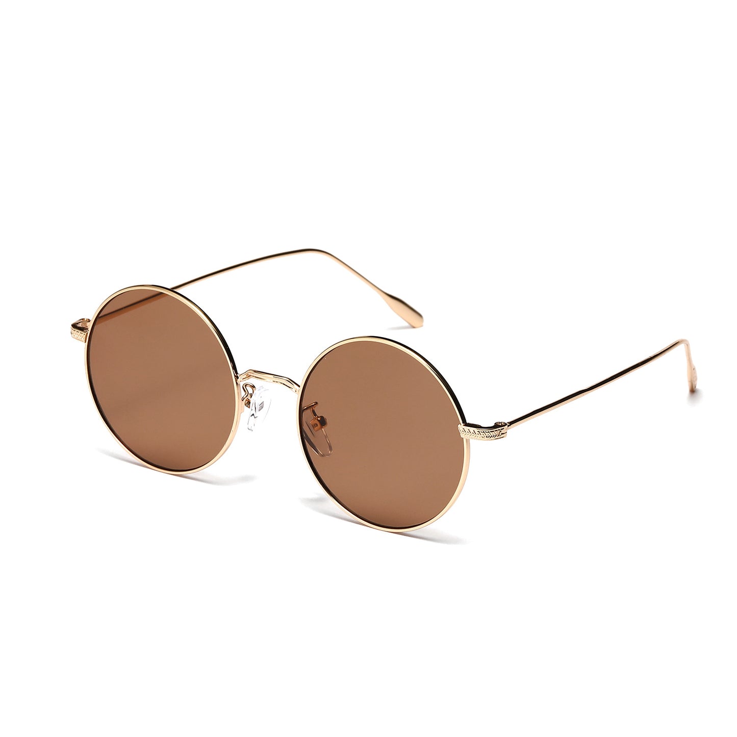 Damen runde modische Sonnenbrille mit glamourösem Rahmen Brehn
