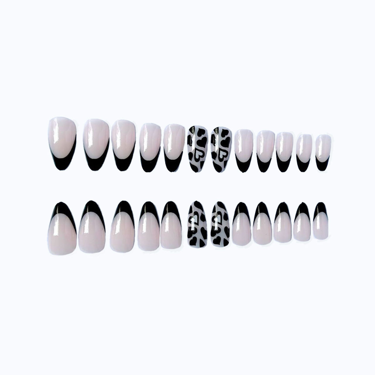 Elegantes Spitz-Französisches Tipps-Nagelkunst-Set