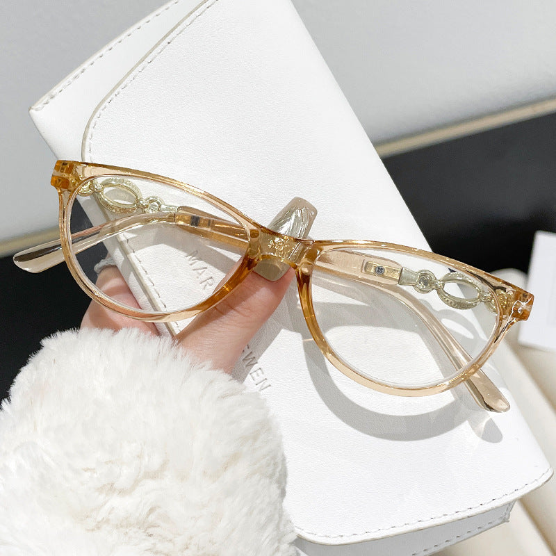 Damen elegante Cat-Eye Brille Brehn