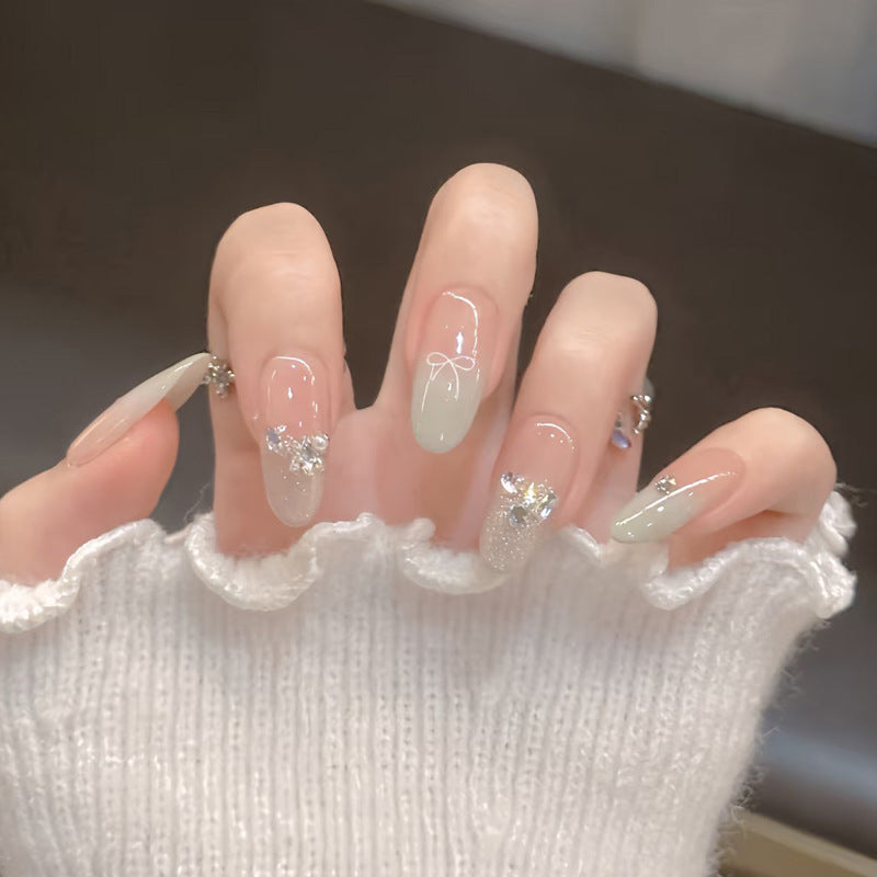 Elegante Nagelkunst Press-On Nägel Brehn