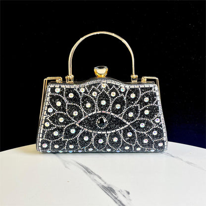 Dekorative Kristall-Detail Abendhandtasche