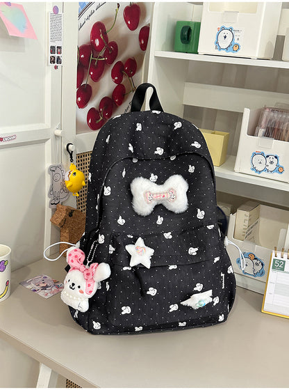 Niedlicher Plüsch Verzierte Rucksack Brehn