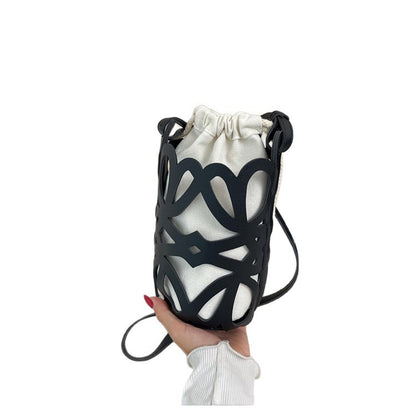 WoElegant gemusterte Kordelzugtasche Brehn