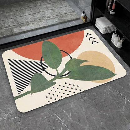 Stylische Wasserabweisende Badematte Brehn