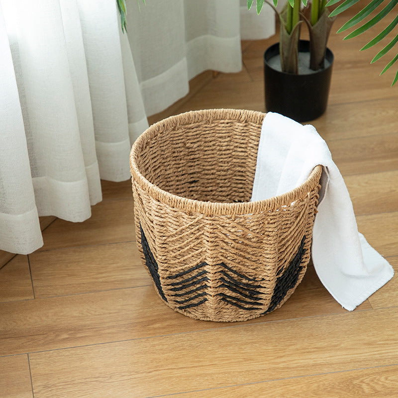 Moderner Aufbewahrungskorb mit geometrischem Design