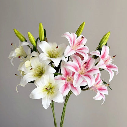 Künstlicher Flieder-Lilienstrauß