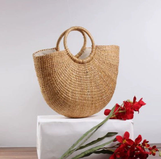 Damen Handgeflochtene Shoppingtasche Brehn