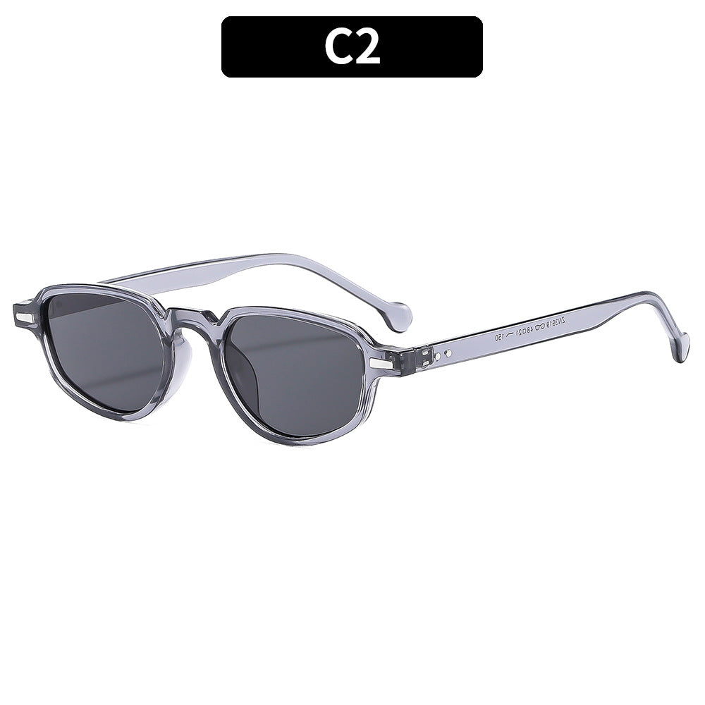 Vintage-inspirierte winkelförmige Sonnenbrille