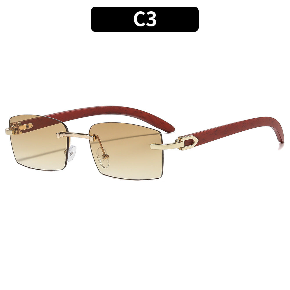 Elegante geometrische quadratische Sonnenbrille