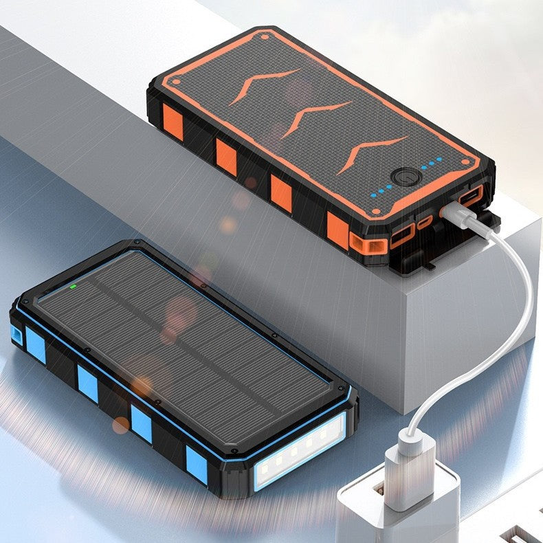 Solar Powerbank mit Robustem Design und Hoher Kapazität Brehn