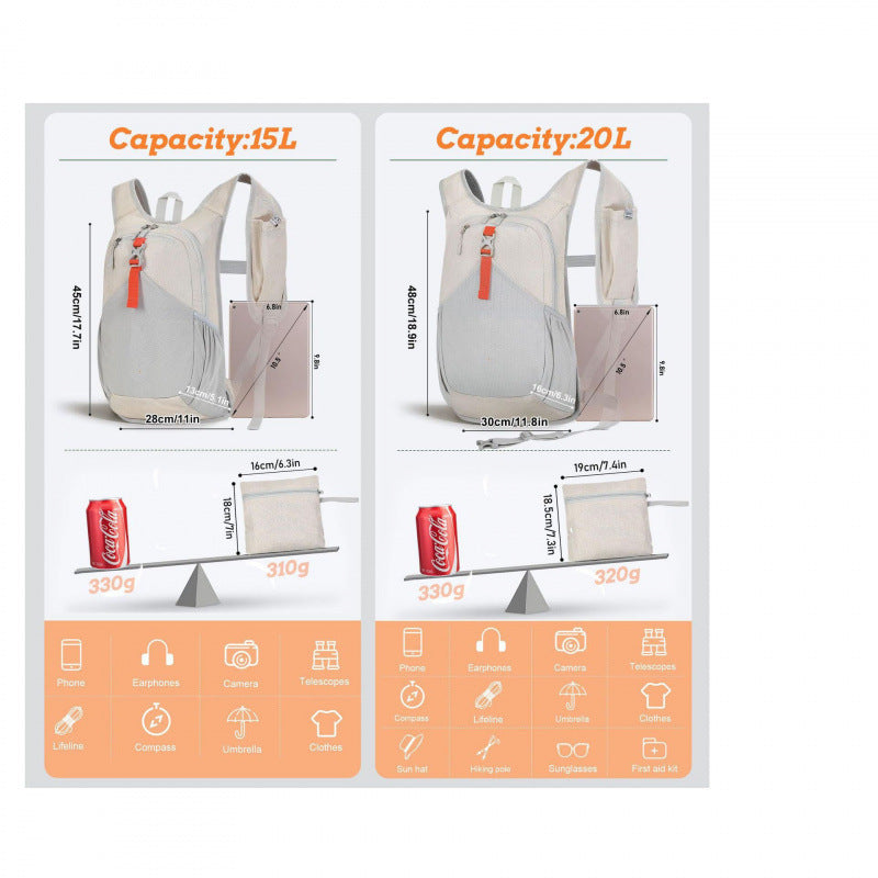 Funktionaler Freizeit-Rucksack mit Integriertem Handyfach Brehn