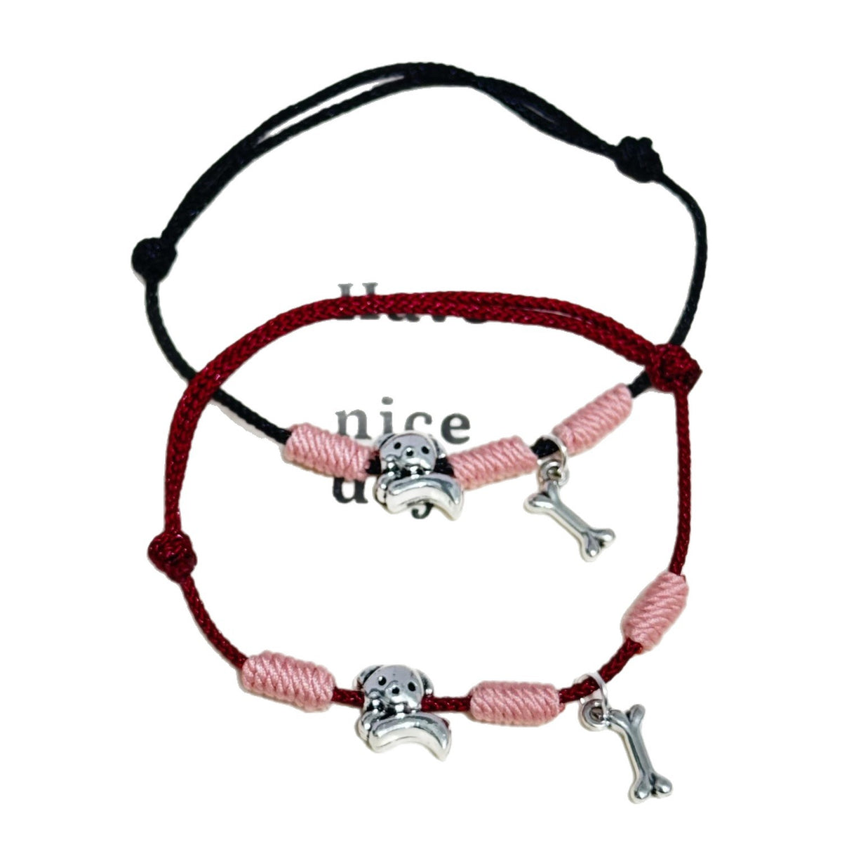 Verstellbares Hundethema Charm-Armband Brehn