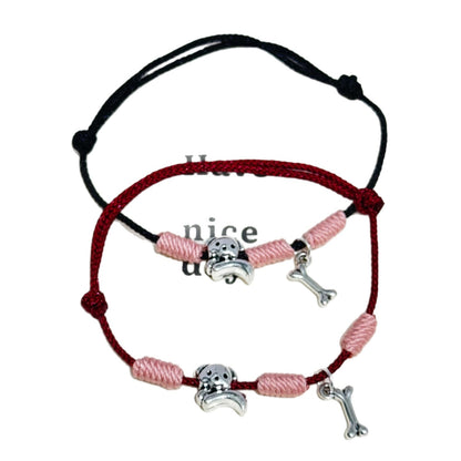 Verstellbares Hundethema Charm-Armband Brehn