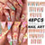 Premium Dekorative Press-On Nagelset Brehn