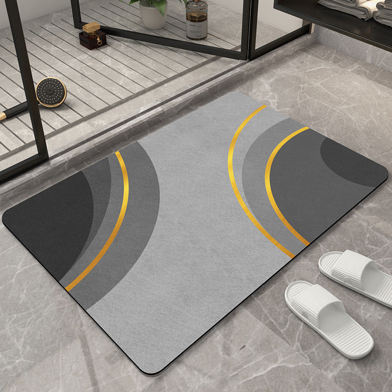 Modern Geometrische Badematte Brehn