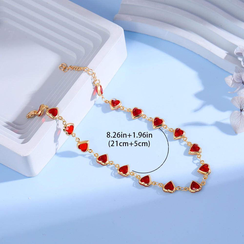 Herzförmiges Charm Armband Brehn