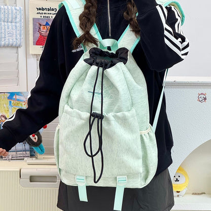Stylischer Kordelzug-Rucksack mit funktionalen Taschen Brehn