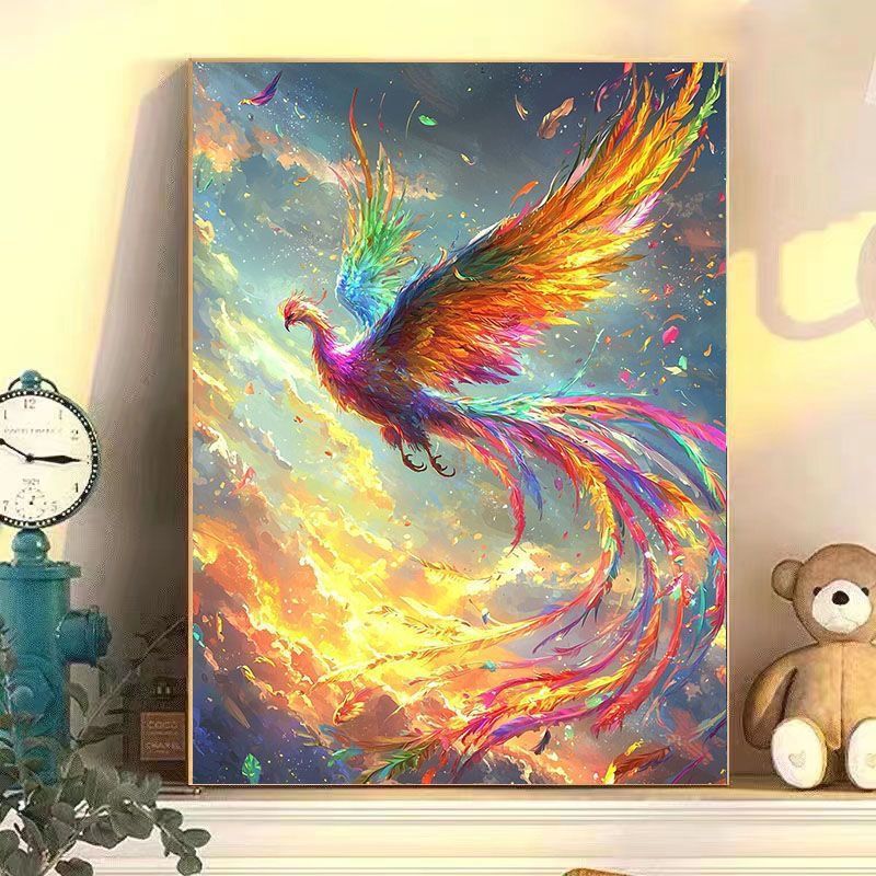 Abstract Phoenix Wandkunst Druck Brehn