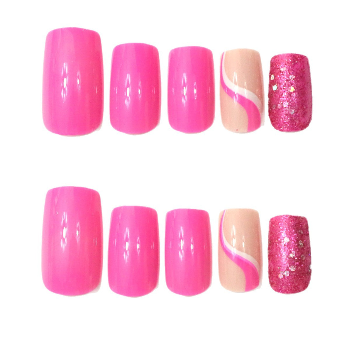 Trendige Acryl-Nail Design Brehn