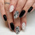 Künstlerisches Press-On-Nagelset mit Schleifen-Designs Brehn
