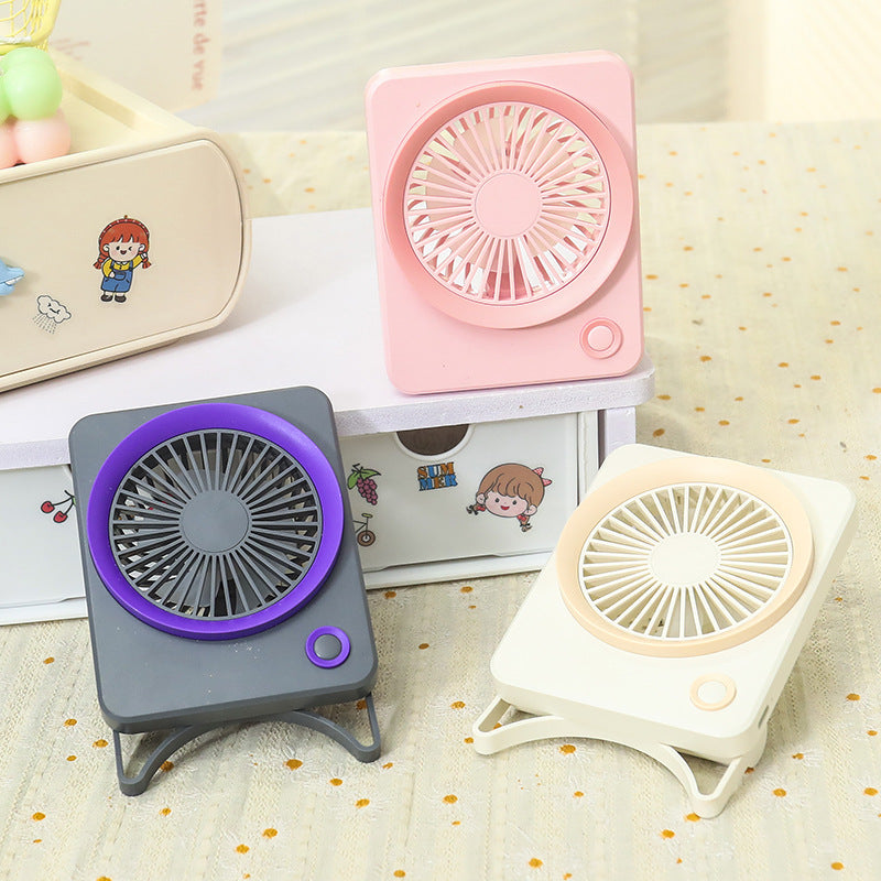 Damen Kompakter Tischventilator mit USB-Anschluss und leisen Betriebsmodus Brehn
