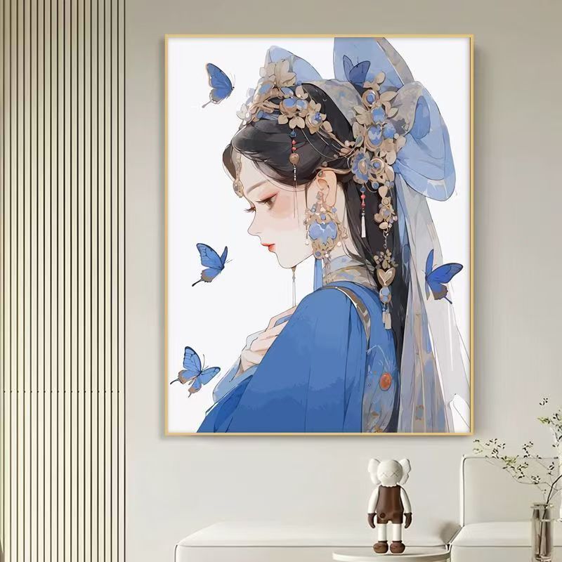 Elegante Schmetterling-Themen Leinwandkunst Druck Brehn