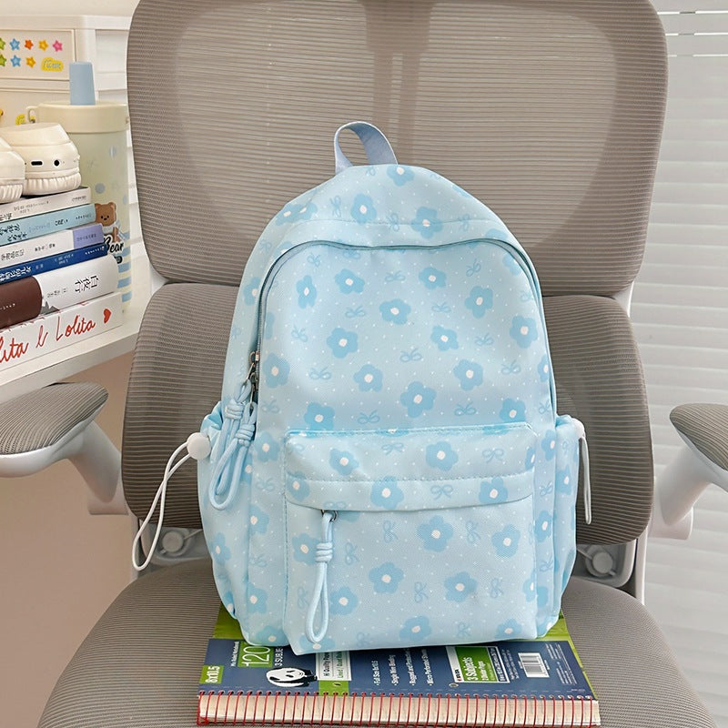 Niedlicher Charakterdesign Blumen-Schulrucksack