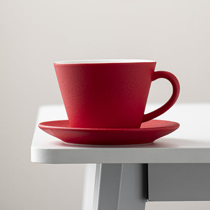 Elegantes Mattes Keramik Kaffeetassen-Set