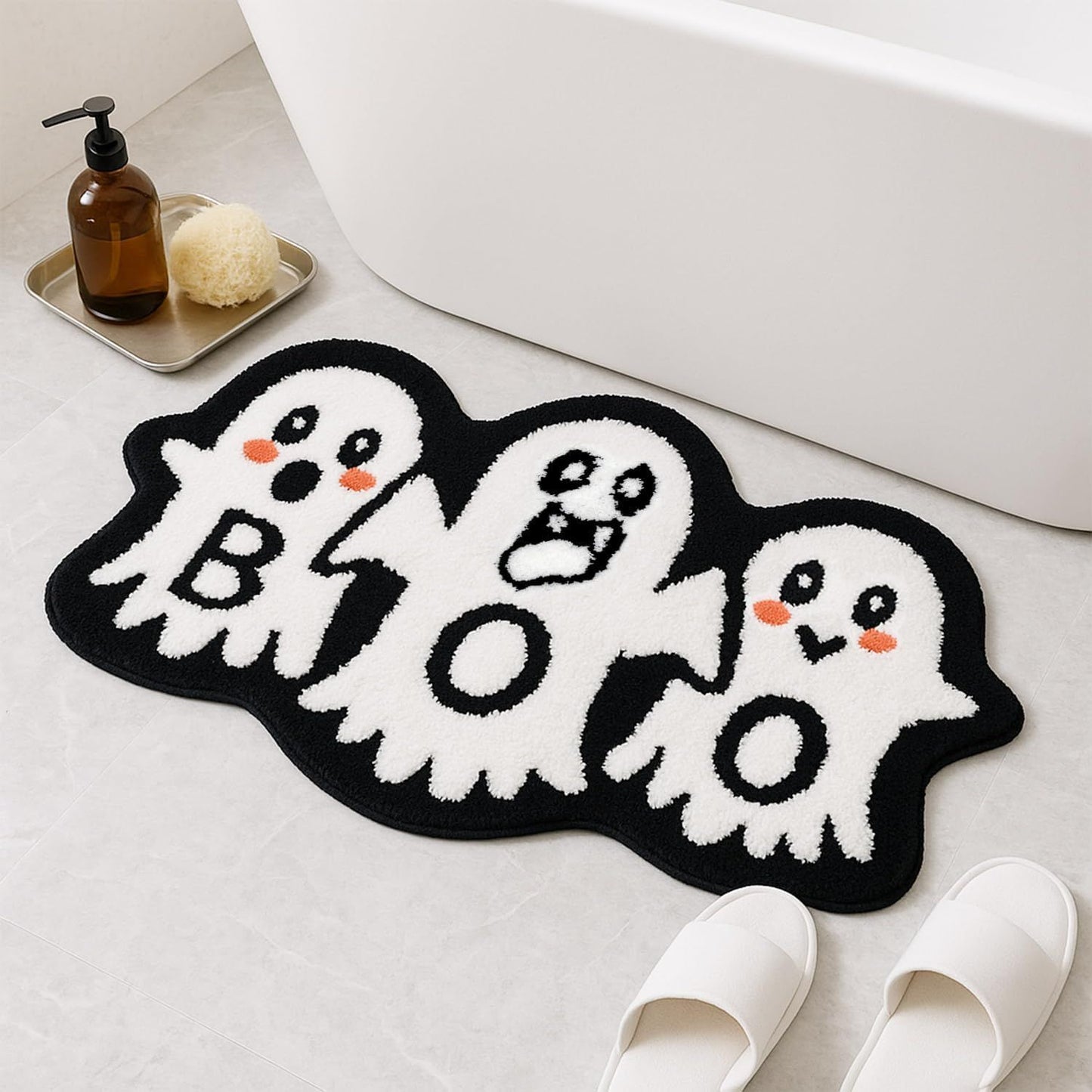 Halloween-Themen Gespenster-Badematte Brehn