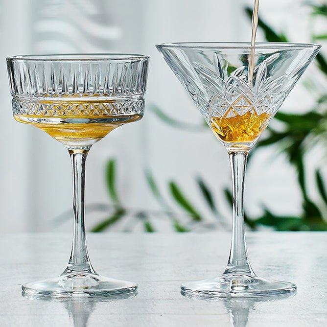 Gemusterte Martini Cocktailgläser | Brehn